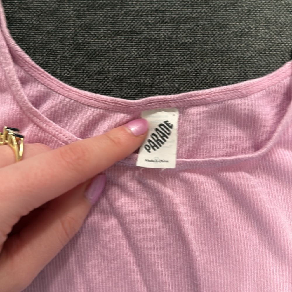 Parade Ribbed Tank Top - Picture 2 of 4